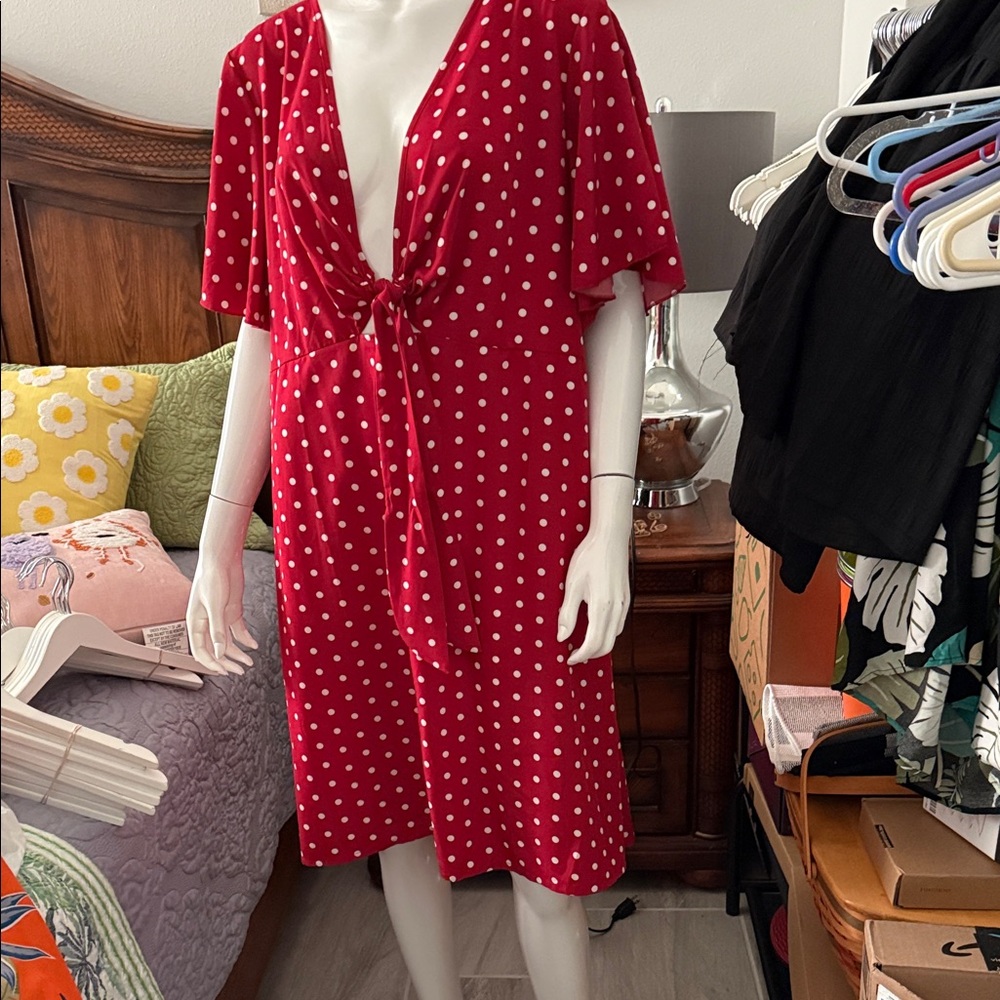 Red Polka Dot Dress
